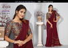 Purva Stylish Designer Wholesale Party Wear Sarees Catalog